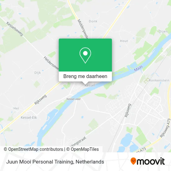 Juun Mooi Personal Training kaart
