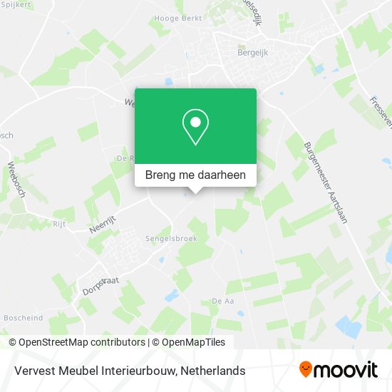 Vervest Meubel Interieurbouw kaart