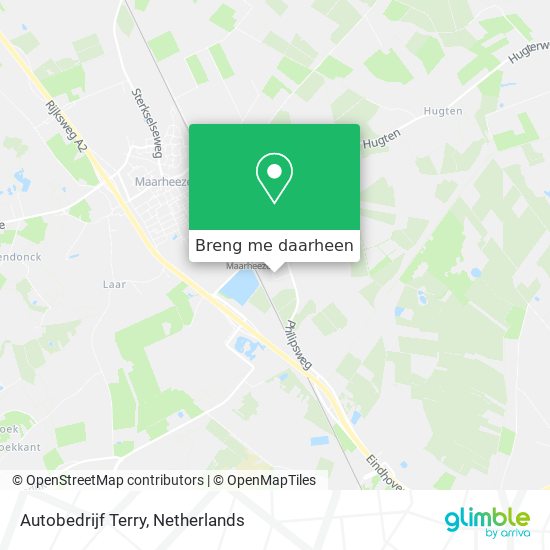 Autobedrijf Terry kaart