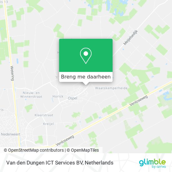 Van den Dungen ICT Services BV kaart