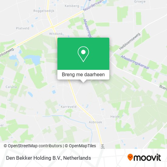Den Bekker Holding B.V. kaart