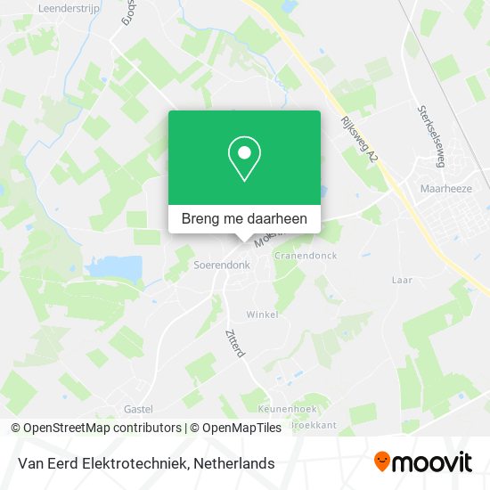 Van Eerd Elektrotechniek kaart