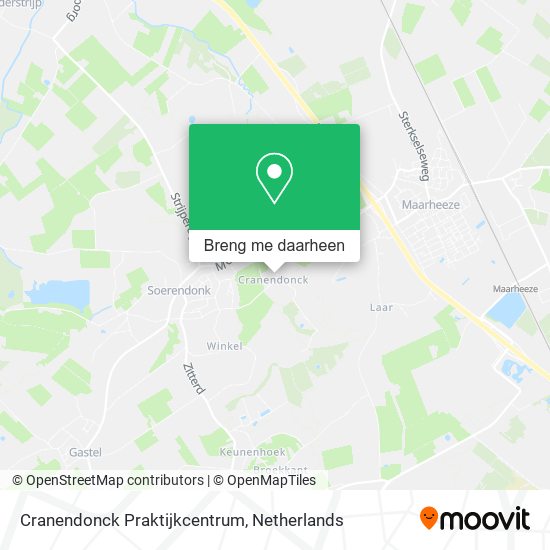 Cranendonck Praktijkcentrum kaart