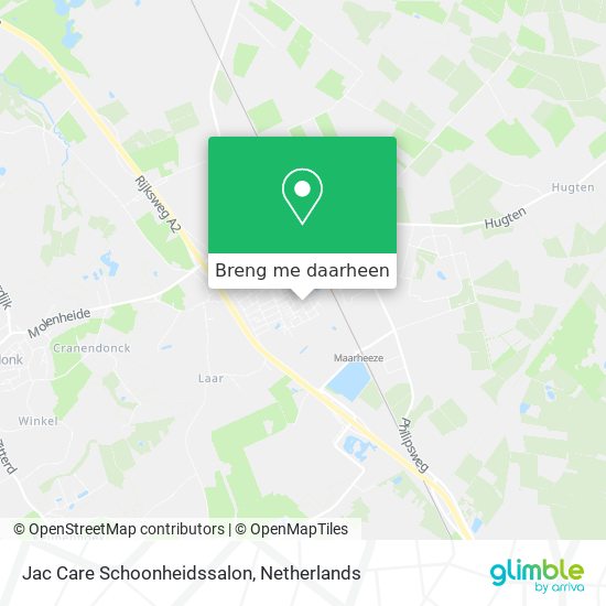 Jac Care Schoonheidssalon kaart