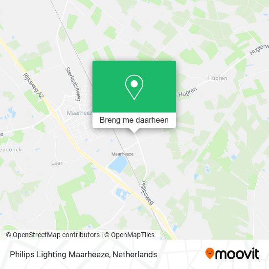 Philips Lighting Maarheeze kaart