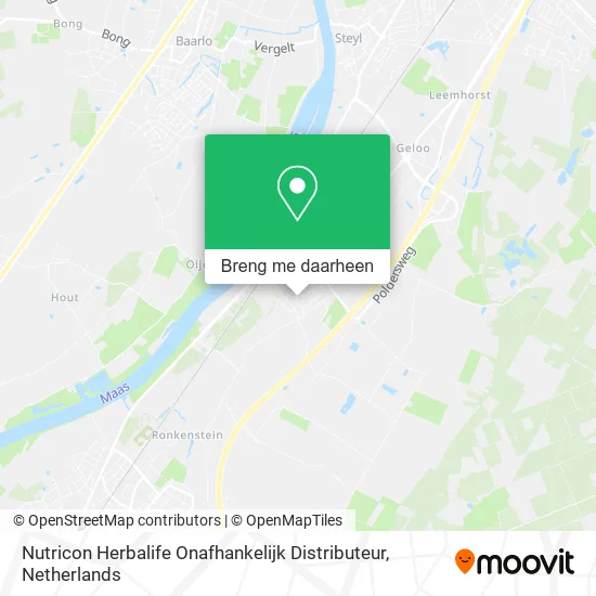 Nutricon Herbalife Onafhankelijk Distributeur kaart