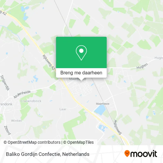 Baliko Gordijn Confectie kaart