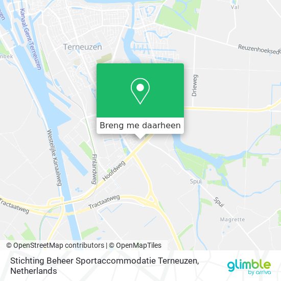 Stichting Beheer Sportaccommodatie Terneuzen kaart