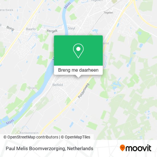 Paul Melis Boomverzorging kaart