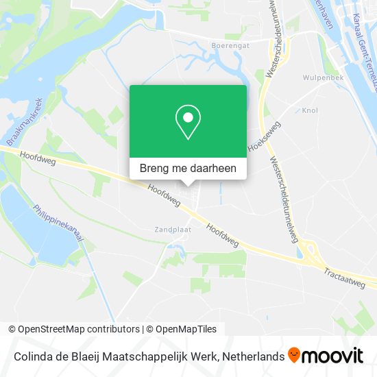 Colinda de Blaeij Maatschappelijk Werk kaart