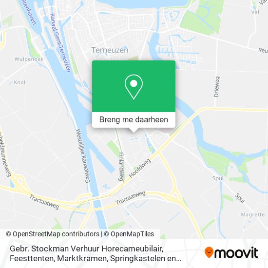 Gebr. Stockman Verhuur Horecameubilair, Feesttenten, Marktkramen, Springkastelen en Servies kaart