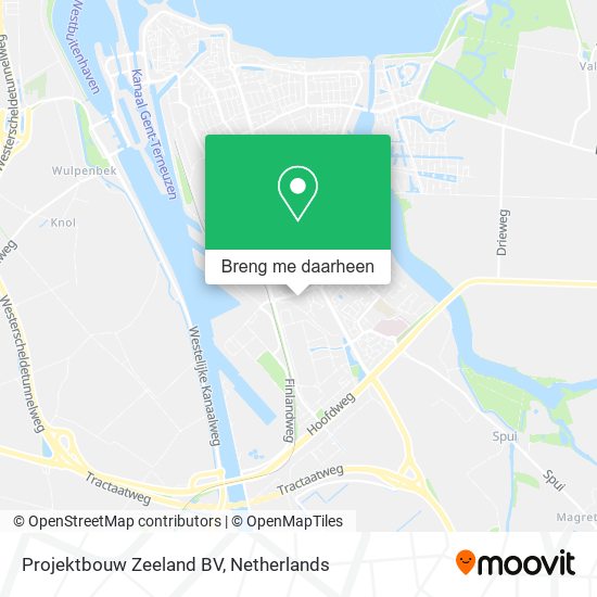 Projektbouw Zeeland BV kaart