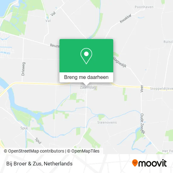 Bij Broer & Zus kaart