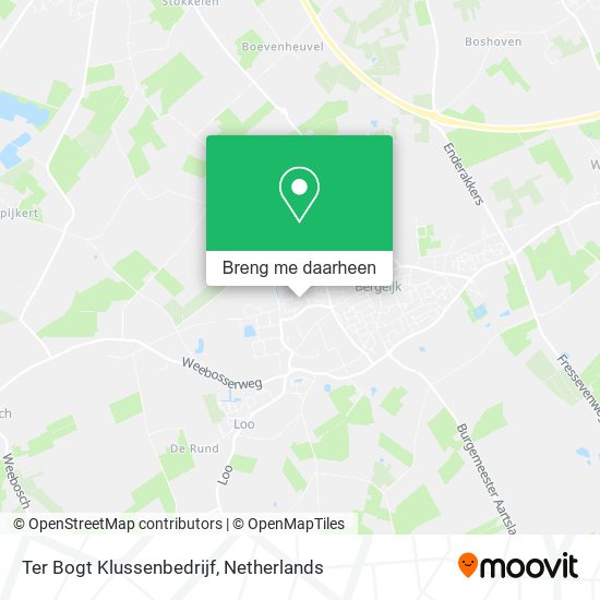 Ter Bogt Klussenbedrijf kaart