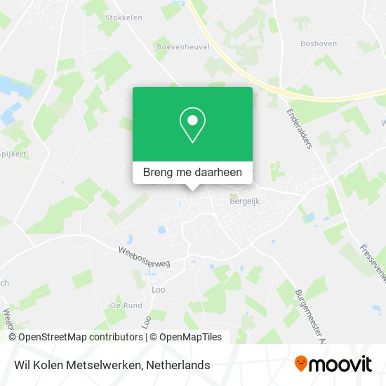 Wil Kolen Metselwerken kaart