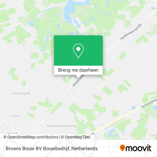 Broens Bouw BV Bouwbedrijf kaart