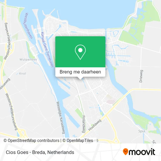 Cios Goes - Breda kaart