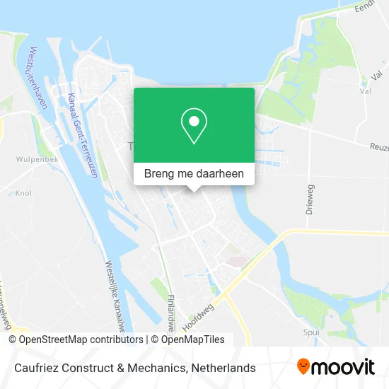 Caufriez Construct & Mechanics kaart