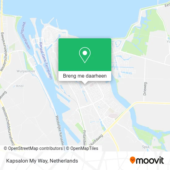 Kapsalon My Way kaart