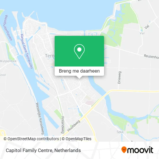 Capitol Family Centre kaart