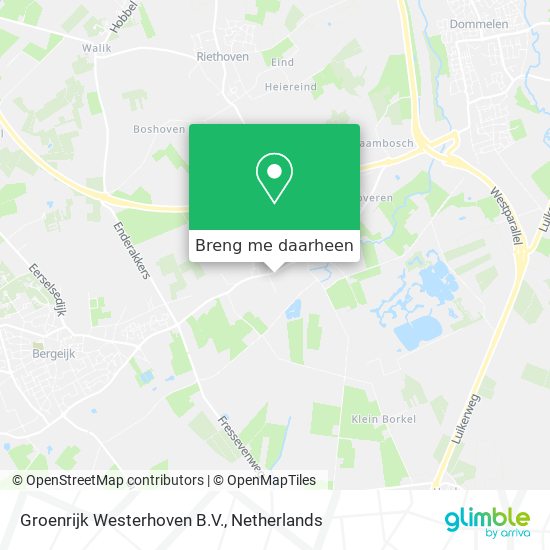 Groenrijk Westerhoven B.V. kaart
