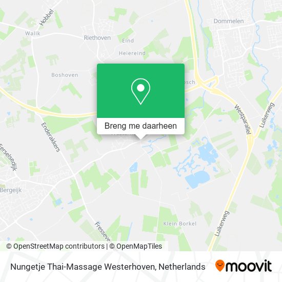 Nungetje Thai-Massage Westerhoven kaart