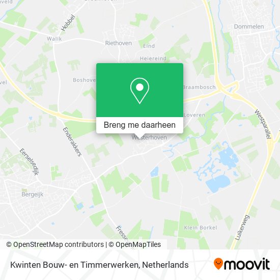 Kwinten Bouw- en Timmerwerken kaart