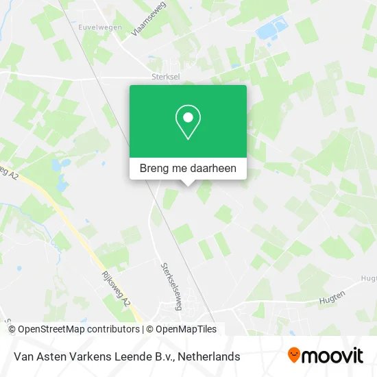 Van Asten Varkens Leende B.v. kaart