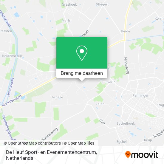 De Heuf Sport- en Evenementencentrum kaart