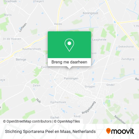 Stichting Sportarena Peel en Maas kaart