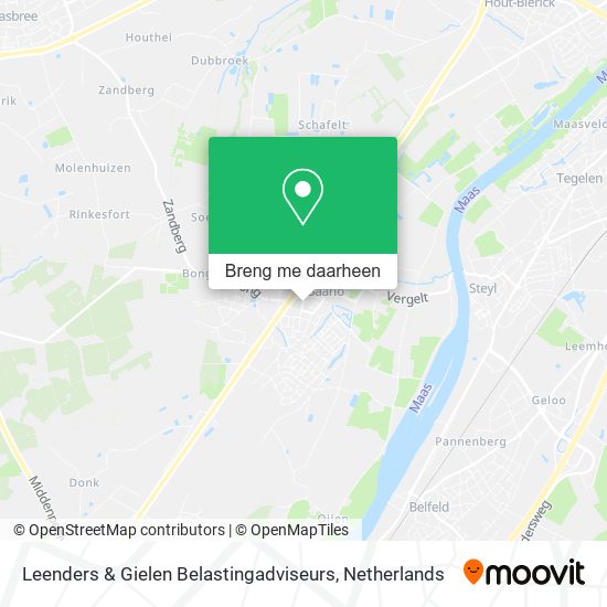 Leenders & Gielen Belastingadviseurs kaart