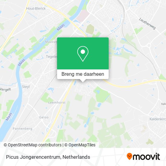 Picus Jongerencentrum kaart