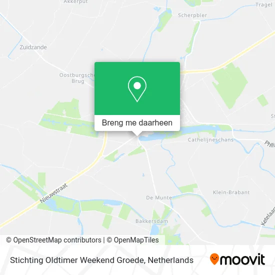 Stichting Oldtimer Weekend Groede kaart