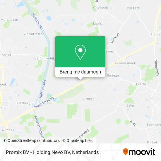 Promix BV - Holding Nevo BV kaart