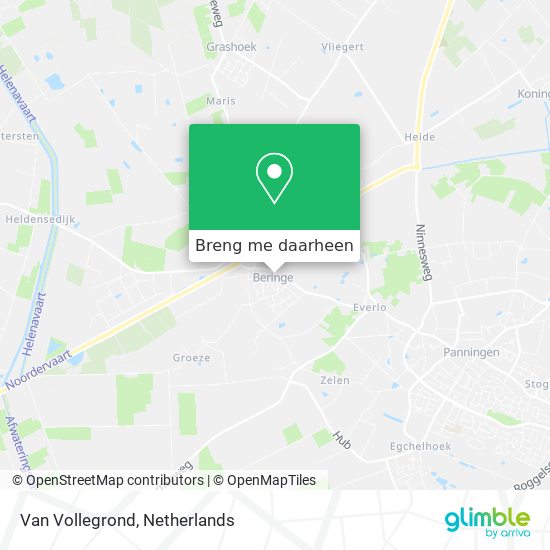 Van Vollegrond kaart