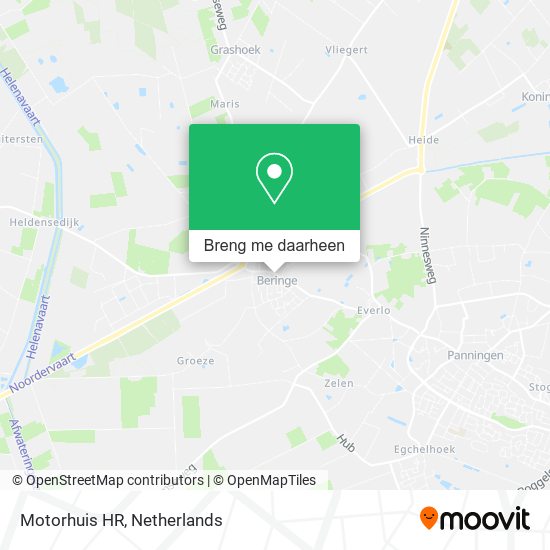 Motorhuis HR kaart