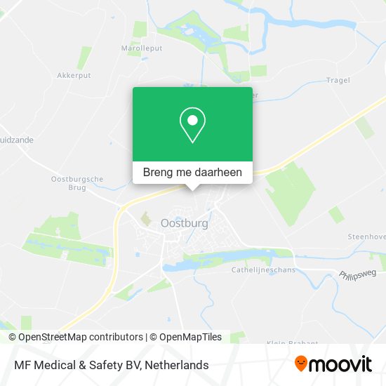 MF Medical & Safety BV kaart
