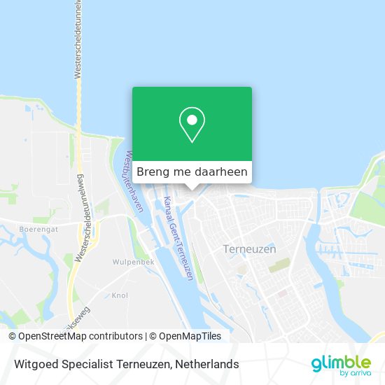 Witgoed Specialist Terneuzen kaart