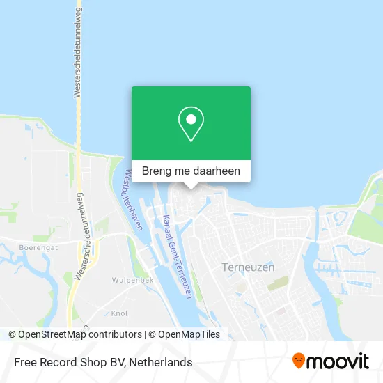 Free Record Shop BV kaart