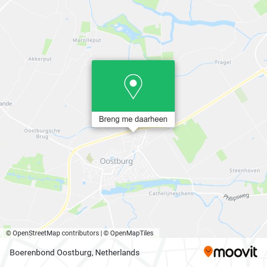 Boerenbond Oostburg kaart