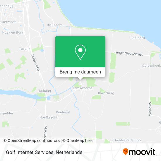 Golf Internet Services kaart