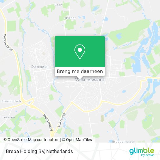 Breba Holding BV kaart