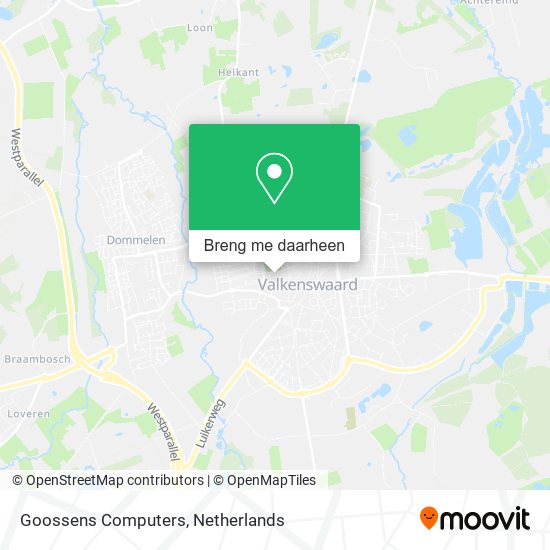 Goossens Computers kaart