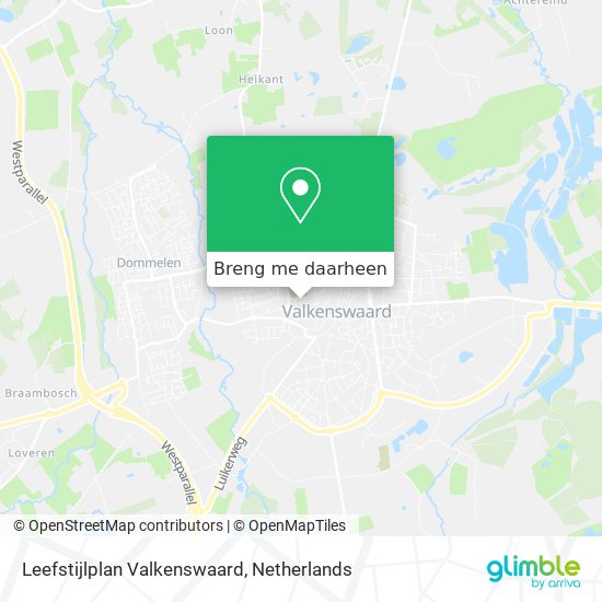 Leefstijlplan Valkenswaard kaart