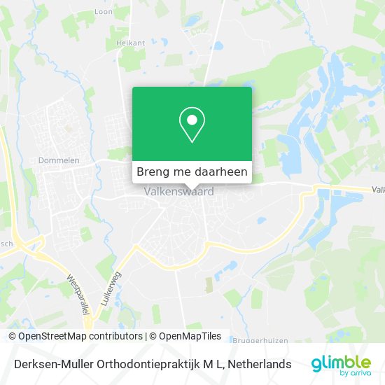 Derksen-Muller Orthodontiepraktijk M L kaart