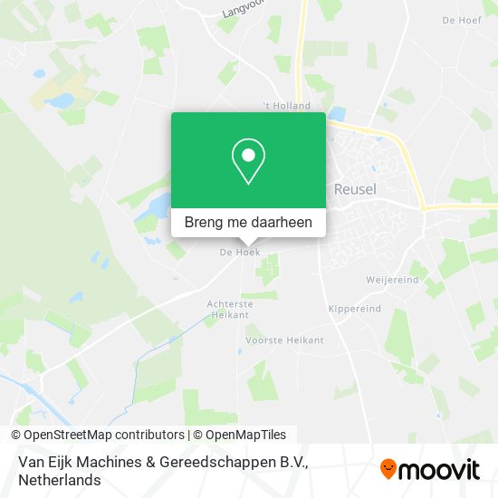 Van Eijk Machines & Gereedschappen B.V. kaart