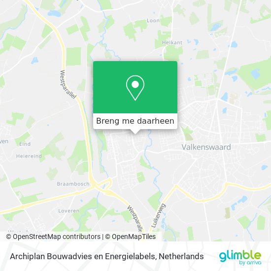 Archiplan Bouwadvies en Energielabels kaart