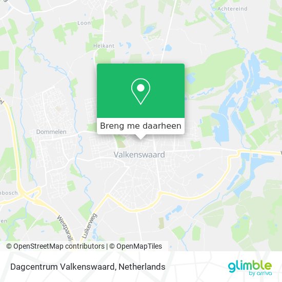 Dagcentrum Valkenswaard kaart