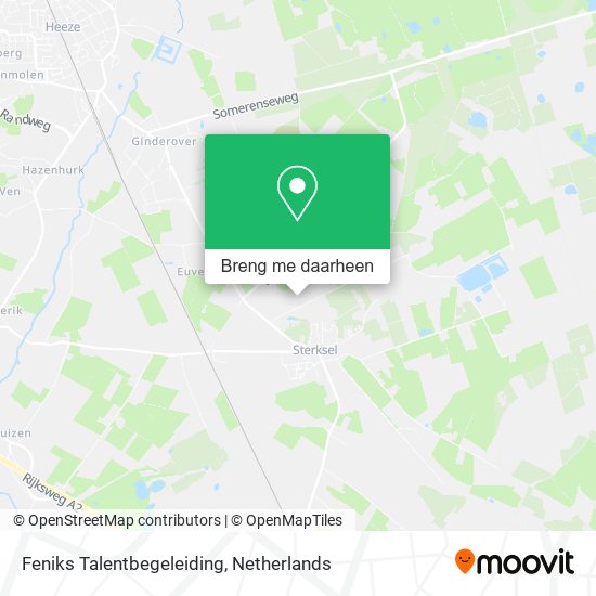 Feniks Talentbegeleiding kaart