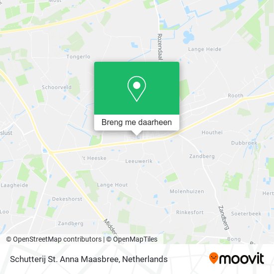 Schutterij St. Anna Maasbree kaart
